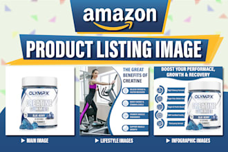 design amazon listing images, product photo editing, product listing images