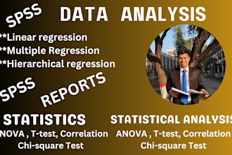 do linear, multiple, and logistic regression analysis spss with reports