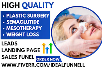 generate semaglutide leads ozempic bbl plastic surgery botox weight loss leads