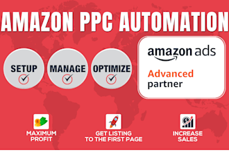 setup manage and optimize amazon PPC campaigns ads sponsored