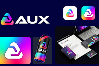 design brand style guideline or brand book identity with branding kit