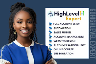 set up gohighlevel sales funnel go high level course landing page design ai