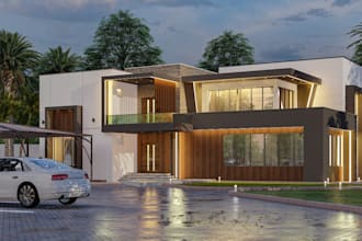 do architecture 3d model rendering interior exterior design