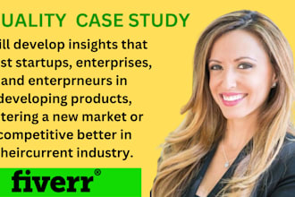 do case study analysis, research and summary writing