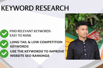 do profitable SEO keyword research ,competitor analysis for your website