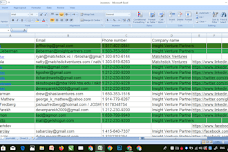 find emails from websites, scrap google map, data mining