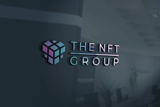 design high tech crypto and cybersecurity logo