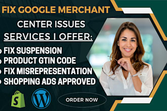 fix google merchant center misrepresentation and suspension shopping ads