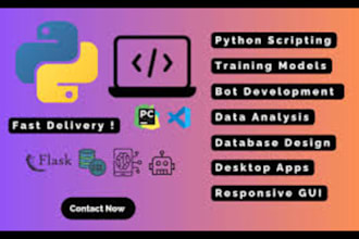 coding python java website sql database bot programming script project developer
