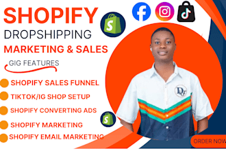 promote shopify store shopify marketing sales funnel ecommerce store promotion