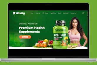 build a supplement shopify store supplement website supplement store