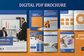 digital pdf brochure design