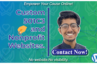 develop nonprofit websites with donation systems