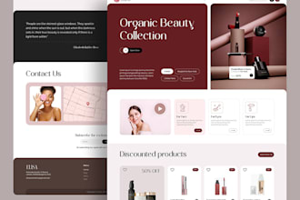 skin care website skin care shopify store beauty website spa website skin care