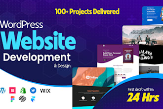 create a responsive wordpress website design and development
