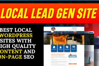 build a professional rank and rent website for local lead generation