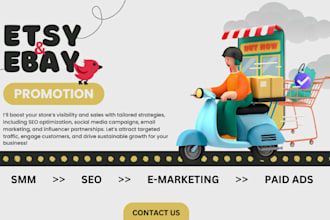 do etsy and ebay promotion to promote ebay and etsy product listing