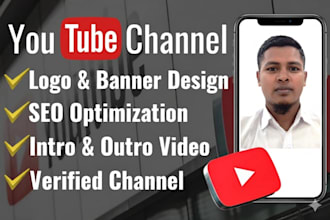 create and setup youtube channel