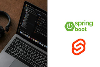 build complete web app with java spring boot and svelte kit