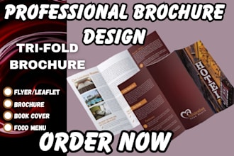 design bifold, trifold brochure and catalog design