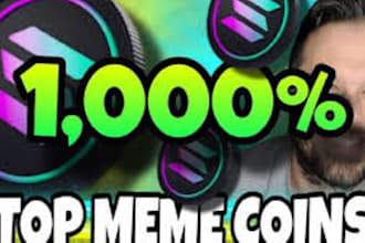 get 400m investors for solana meme coin project, meme coin promotion, coin sales