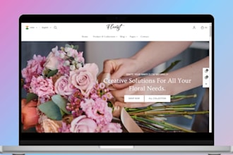 build flower shopify store flower website flower store flower shopify store