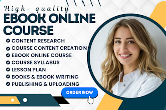 create ebook online course content udemy video creation course upload ppt design