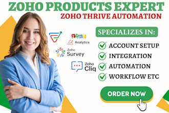 setup zoho cliq zoho thrive learn workflow zoho survey zoho marketing automation