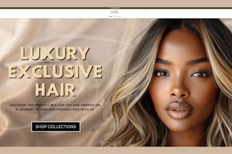 design hair extension shopify store hair extension store hair website hair store