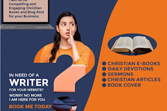 christian ghostwriting, daily devotional book writer, ghost ebook prayer journal