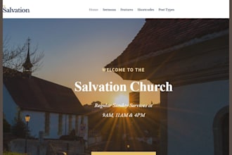 build church website church ministry website church donation website charity web