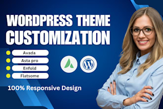 customize wordpress avada theme, design, fix, and redesign your website