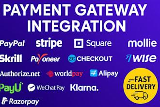 integrate stripe paypal 2checkout wise adyen authorize dot net payment gateway