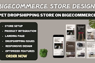 do pet dropshipping store design on bigcommerce website bigcommerce store design