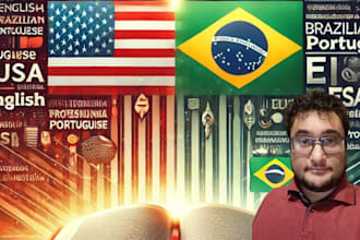 translate from english to brazilian portuguese and the other way around