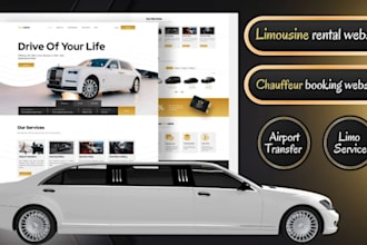 create limousine booking website, chauffeur booking website taxi booking website