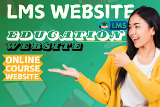 create educational online course website design education website