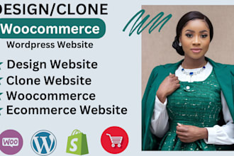 clone, copy, redesign, shopify wordpress woocommerce website using elementor pro