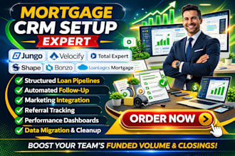 setup jungo velocify total expert shape bonzo loanlogics salesforce mortgage