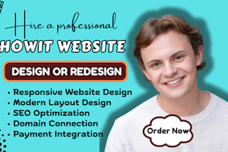 design, redesign and migrate tilda, showit, streetwear website odoo website SEO