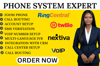 setup ringcentral aircall openphone ooma dialpad vonage nextiva IVR voip phone