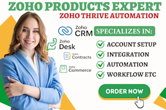 setup zoho commerce zoho fsm zoho contracts desk automation zoho crm integration