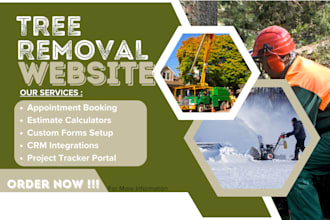 design tree removal snow removal ice plowing arborist stump grinder tree website