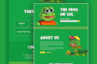 do meme coin website, crypto token website, pepe website