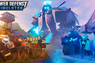 make roblox tower defense game, roblox asset, tycoon game, simulatorx, scripting