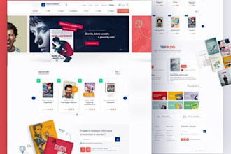 redesign author website, ebook landing page, book author website, ebook website