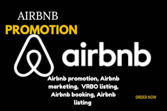 do airbnb promotion, airbnb marketing, and vrbo for booking