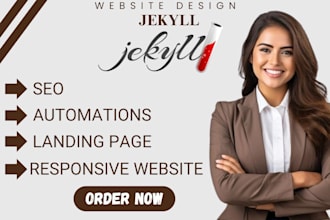 develop website using jekyll, build jekyll cms