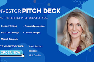 create a ready to use investor pitch deck and PPT presentation