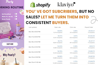 do klaviyo setup, email flow audit, klaviyo account management, klaviyo expert